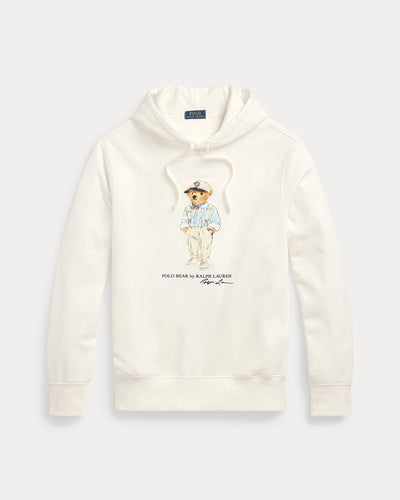 Ralph Lauren Polo Bear Fleece Hoodie | Deckwash White