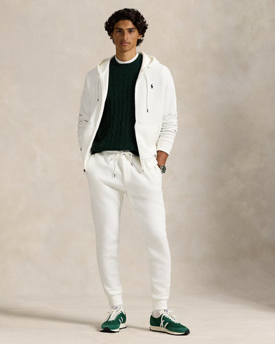 Ralph Lauren Double-Knit Jogging Bottom | White