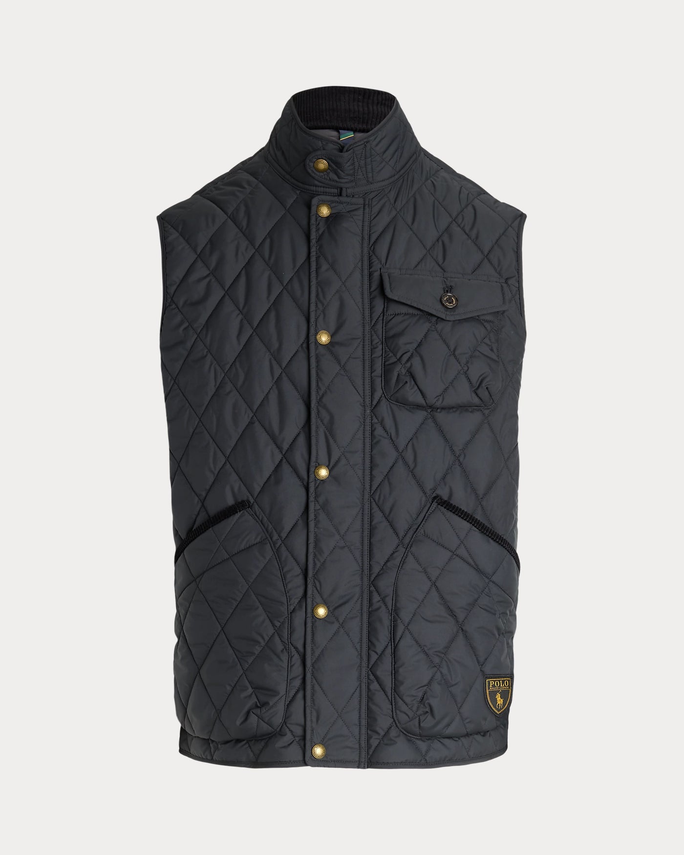 Ralph Lauren The Beaton Quilted Utility Gilet | Black