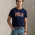 Ralph Lauren Custom Slim Fit Logo Jersey T-Shirt | Cruise Navy