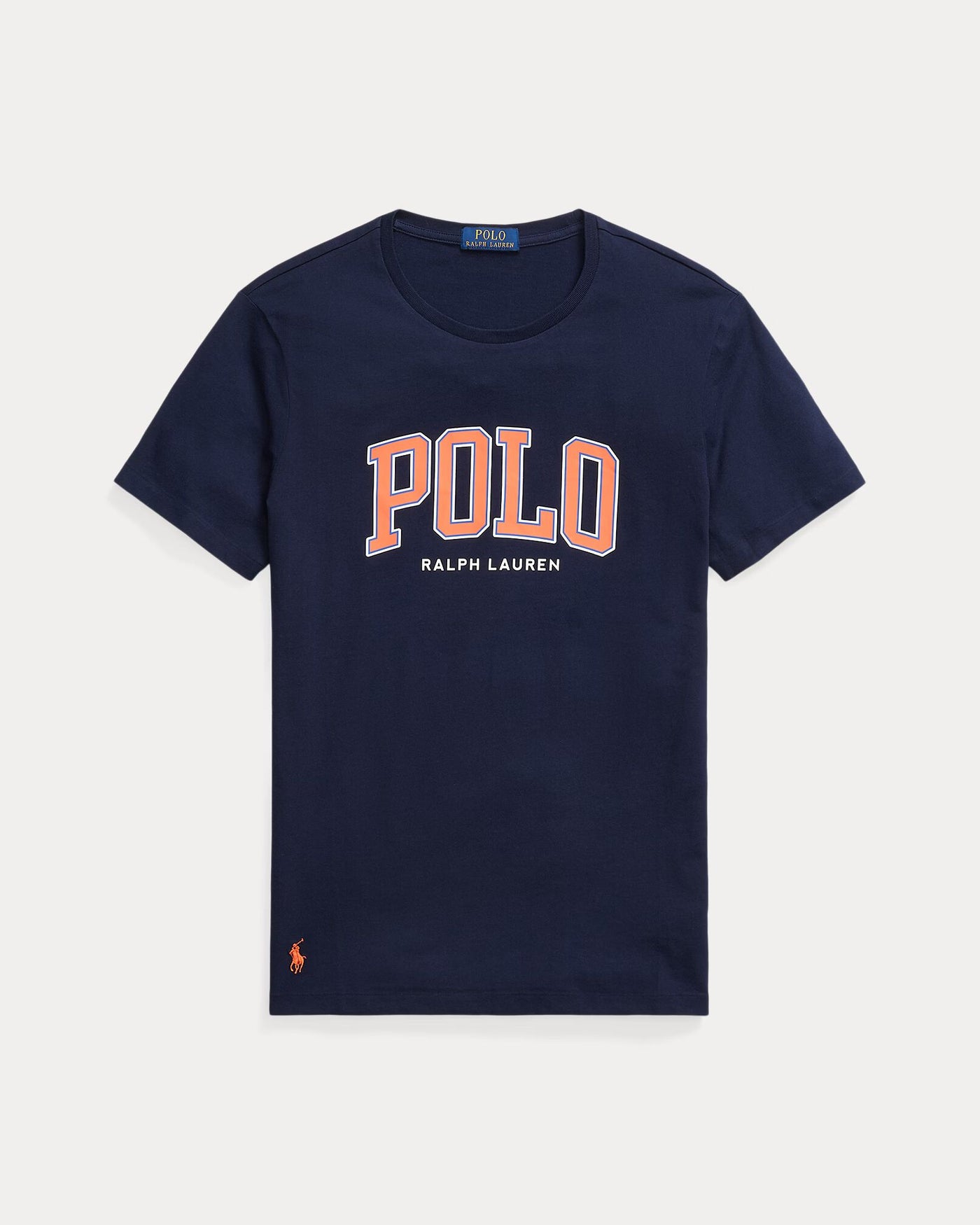 Ralph Lauren Custom Slim Fit Logo Jersey T-Shirt | Cruise Navy