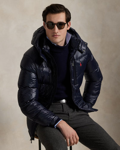 Ralph Lauren The Gorham Glossed Down Jacket | Navy Glossy