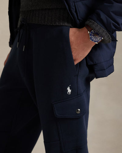 Ralph Lauren Double Knit Cargo Jogger | Aviator Navy
