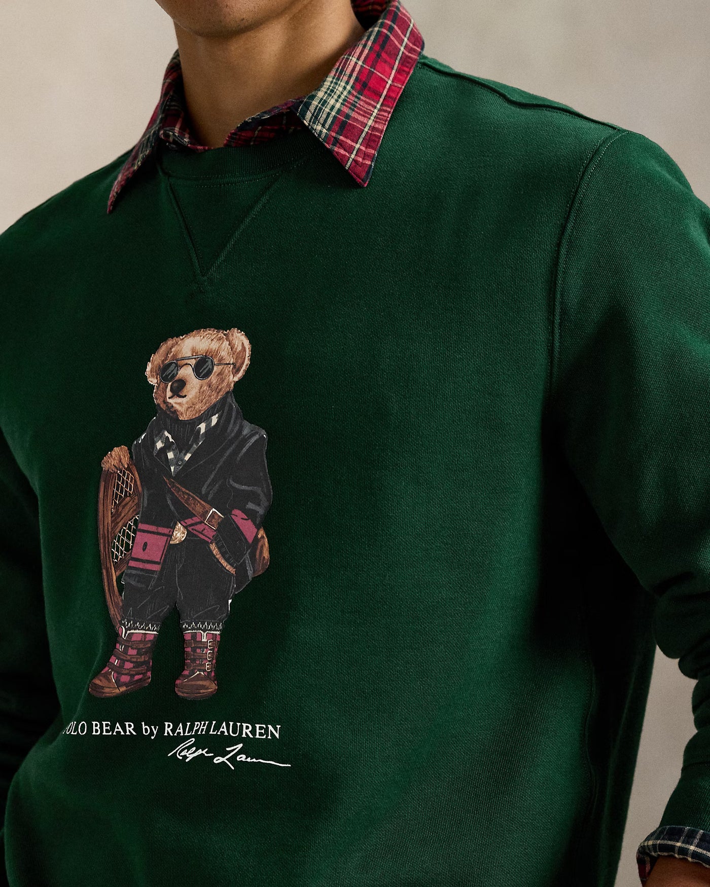 Ralph Lauren Polo Bear Fleece Pullover | Green