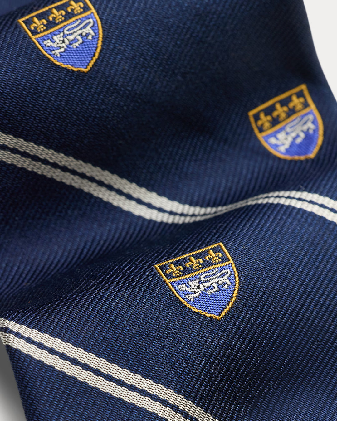 Ralph Lauren Striped Silk Club Tie | Navy