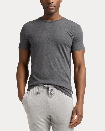 Ralph Lauren Slim Crewneck 3-Pack | Navy/Grey/White