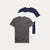 Ralph Lauren Slim Crewneck 3-Pack | Navy/Grey/White