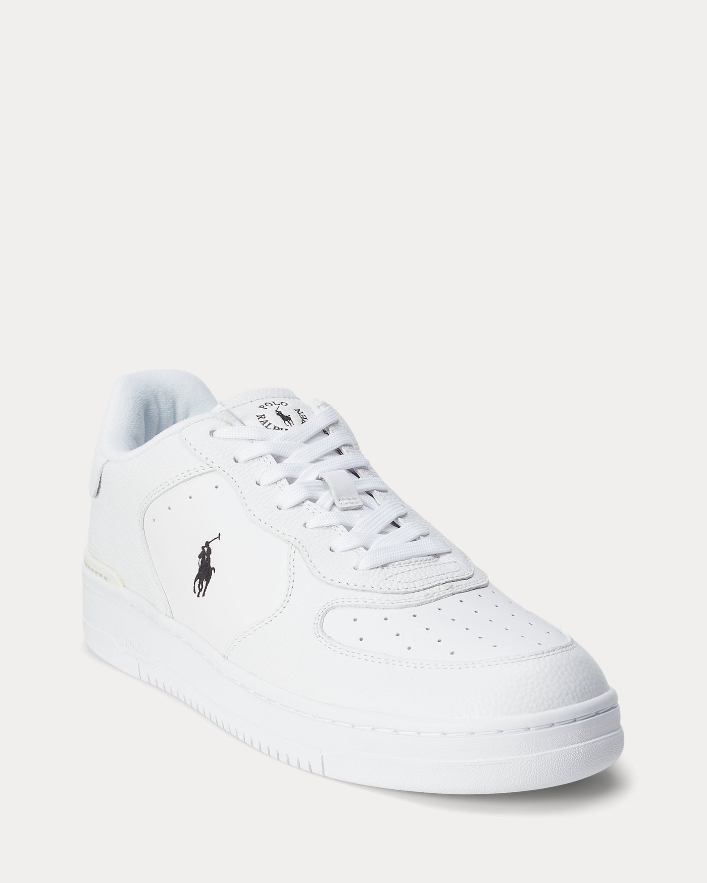 Ralph Lauren Masters Court Leather Women's Trainer | White