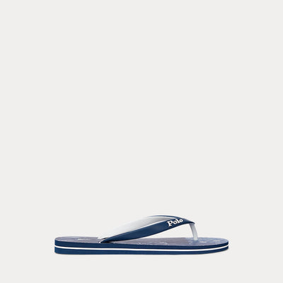 Ralph Lauren Men's Bolt Print Flip-Flop | Indigo