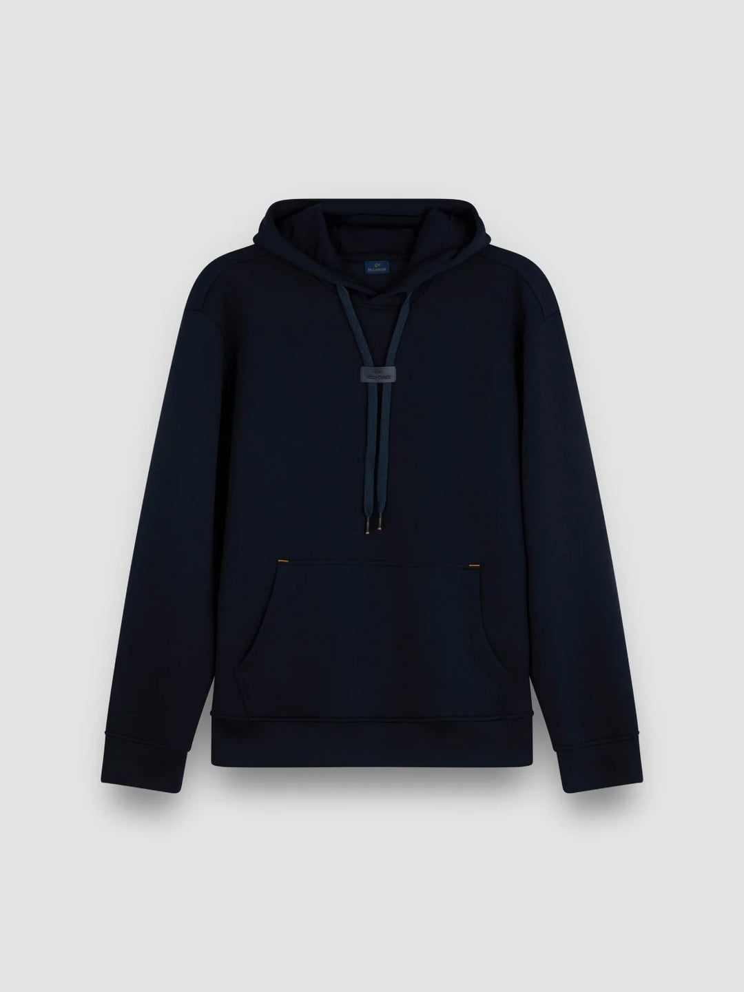 Paul & Shark Leather Badge Tech Fleece Hoodie | Navy