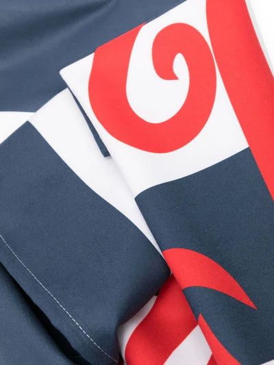 MC2 Saint Barth Towel Aidan Stripes | Navy