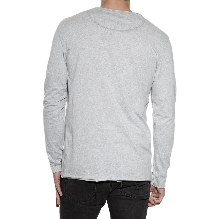 Bread & Boxers Relaxed Men's Underwear Long Sleeve | GREY