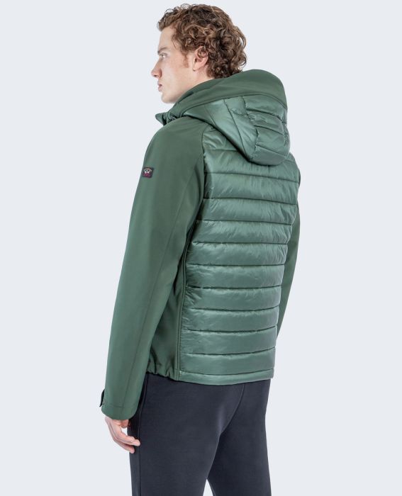 Paul & Shark Re-Shark Shell Hybrid Jacket | Military Green