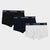 Paul & Shark Microfiber Boxers 3-Pack with Sharks | Navy/Black/White