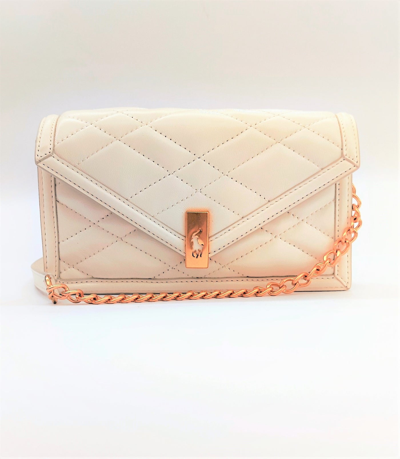 Ralph Lauren Leather Bag | Ivory