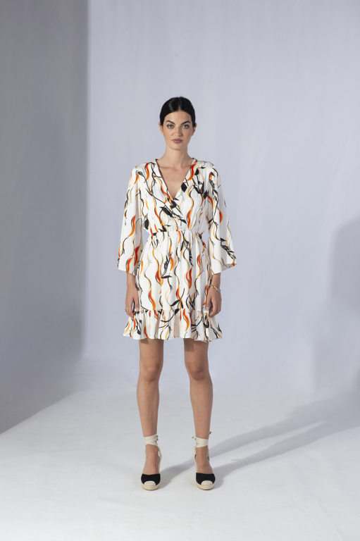 Anonyme Dress Waves Dalila | White
