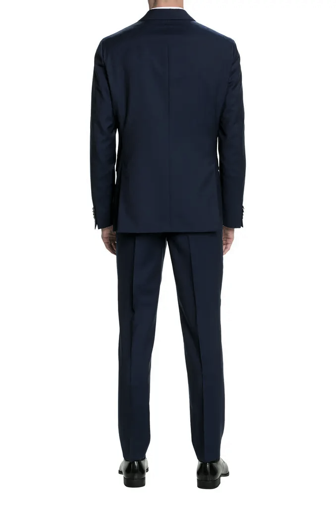 Edward Dressler Suit Shaped Fit | Navy Blue