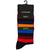 Lindbergh Striped Bamboo Socks | Blue Red Multi