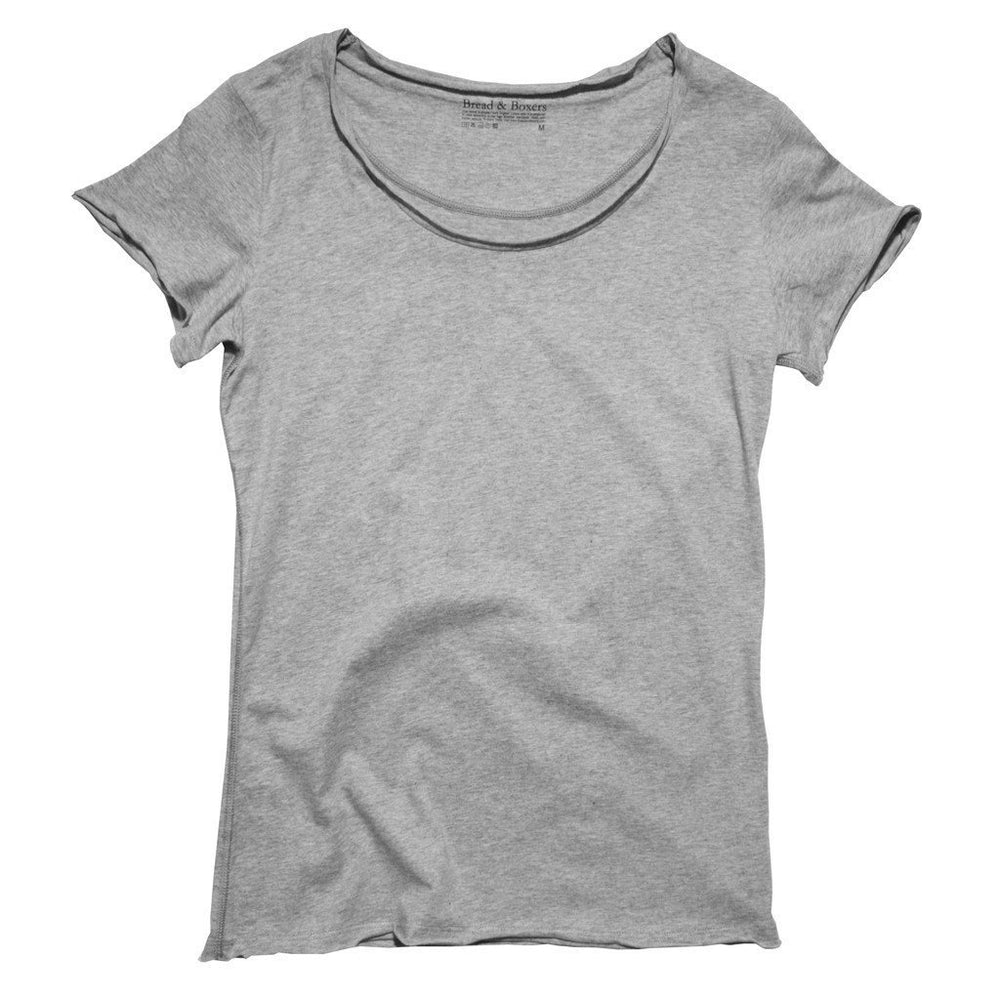 Bread & Boxers Women's Underwear Bread & Boxers Women's Underwear Crew-Neck Relaxed | GREY