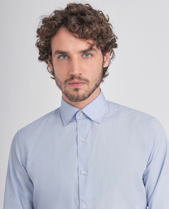 Paul & Shark Cotton Poplin Shirt | Light Blue