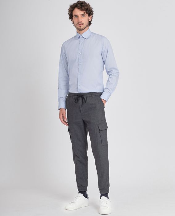Paul & Shark Cotton Poplin Shirt | Light Blue