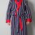 Derek Rose Men's Dressing Gowns Derek Rose Dressing Gown | BLUE / RED