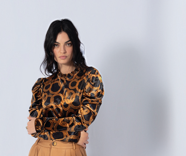 Anonyme Top Velvet Circle Thorne | Shine