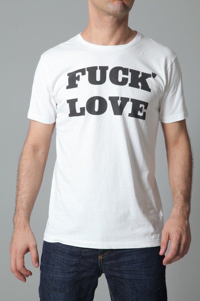 HTC Men's Tshirt HTC T-shirt Fuck Love | WHITE