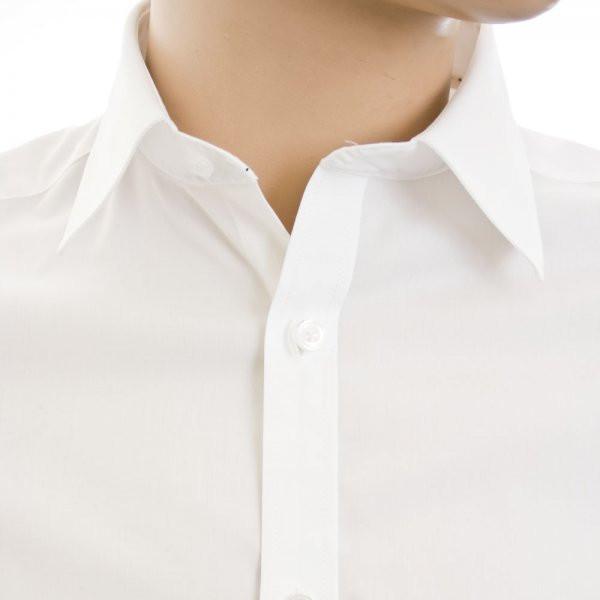 Lindbergh Men's Shirt Lindbergh Shirt Stretch | WHITE