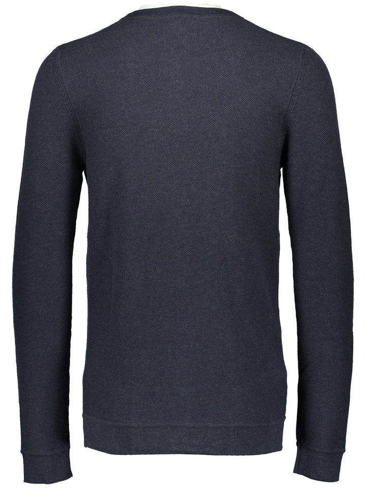 Lindbergh Cardigan | Navy Mel
