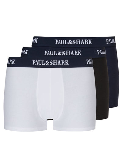 Paul & Shark Boxers 3-Pack | Navy/Black/White