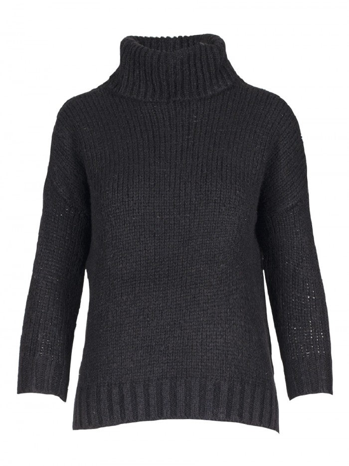 Anonyme Sweater Ring Neck | Black