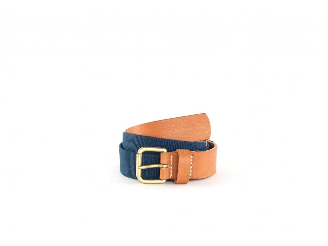 Royal Republiq Men's Belt Royal Republiq Belt Gent Canvas | BLUE TAN