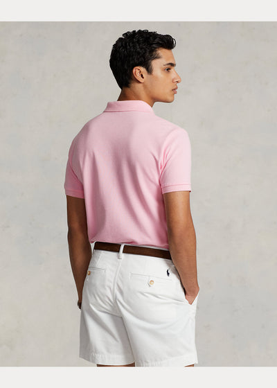 Ralph Lauren Custom Slim Fit Mesh Polo Shirt | Carmel Pink