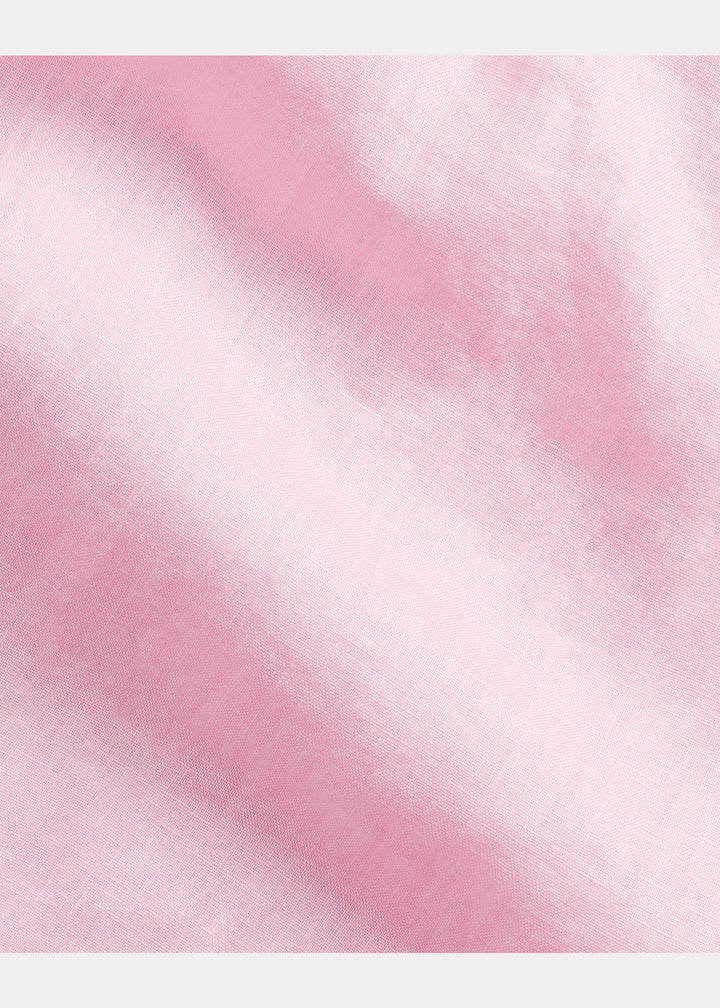 Ralph Lauren Custom Fit Linen Shirt | Carmel Pink
