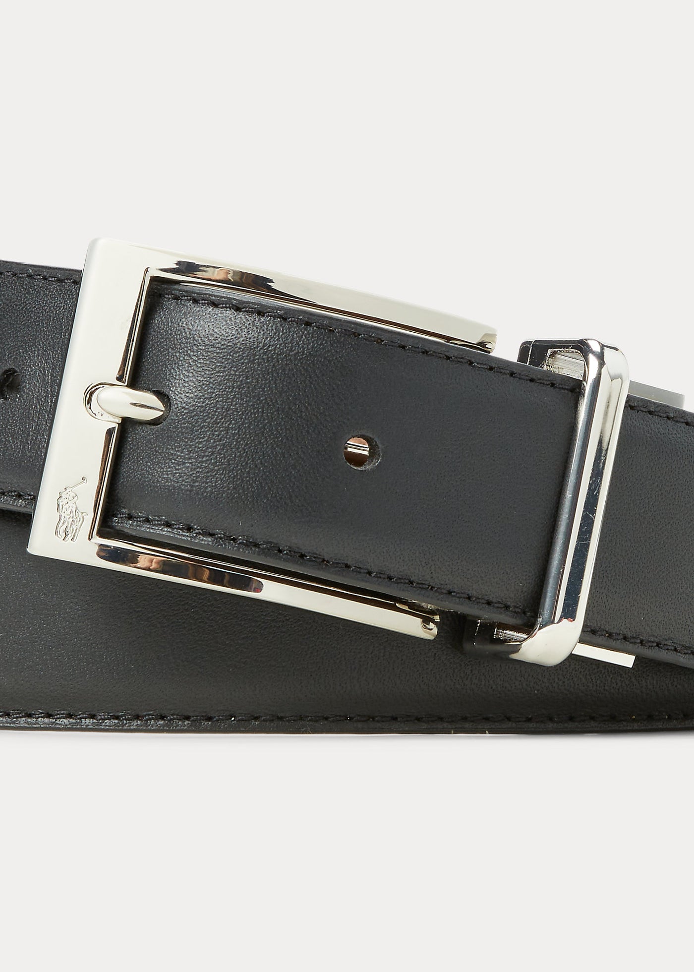 Ralph Lauren Reversible Leather Dress Belt | Black/Brown
