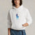 Ralph Lauren Ombré Big Pony Fleece Hoodie | White